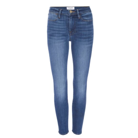 Frame | EUC Le High Skinny Denim Jeans in Blue Size 30 - Picture 4 of 10